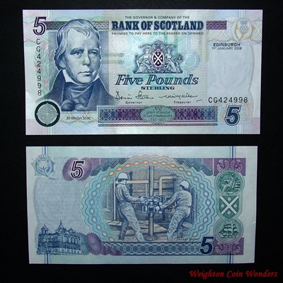 2006 Bank of Scotland £5 - Click Image to Close